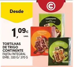 Continente tortilhas de trigo continente promoção
