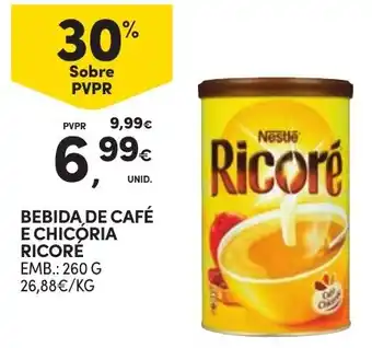 Continente Bebida de café e chicória ricoré promoção