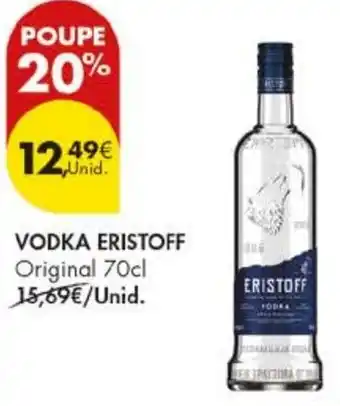 Pingo Doce vodka eristoff original promoção
