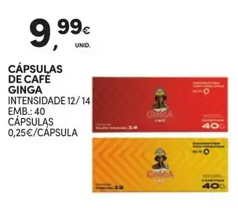 Continente Cápsulas de café ginga promoção