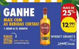 Pingo Doce whisky grants promoção