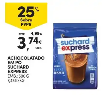 Continente Achocolatado em pó suchard express promoção