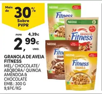 Continente Granola de aveia fitness promoção