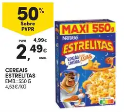 Continente Cereais estrelitas promoção