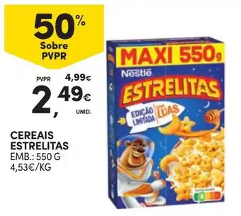 Continente Cereais estrelitas promoção