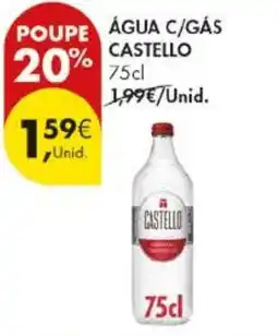 Pingo Doce Água c/gás castello promoção