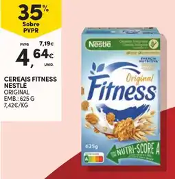 Continente Cereais fitness nestlé original promoção