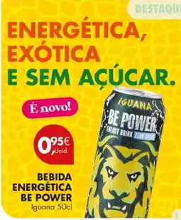 Pingo Doce Bebida energética be power iguana promoção