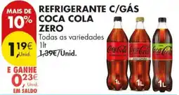 Pingo Doce Refrigerante c/gás coca cola zero promoção