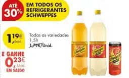 Pingo Doce refrigerantes schweppes promoção