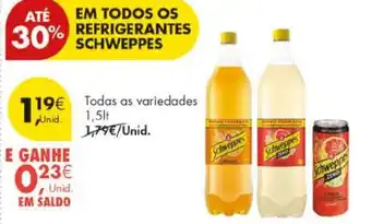 Pingo Doce refrigerantes schweppes promoção