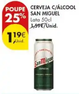 Pingo Doce Cerveja c/álcool san miguel promoção