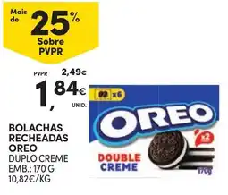 Continente Bolachas recheadas oreo duplo creme promoção