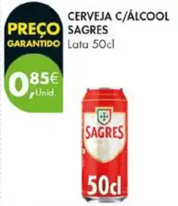 Pingo Doce Cerveja c/álcool sagres promoção