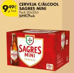 Pingo Doce cerva sagres mini promoção