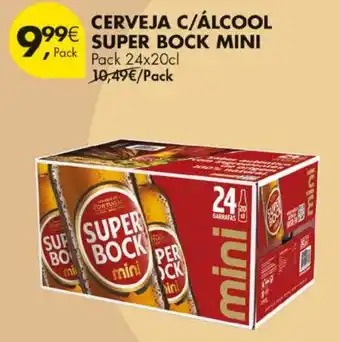 Pingo Doce Cerveja c/álcool super bock mini promoção