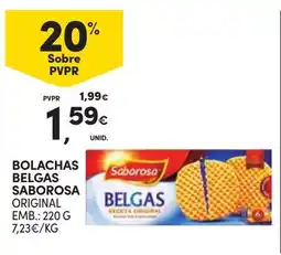 Continente bolachas belgas saborosa original promoção
