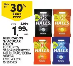 Continente Rebuçados s/ açúcar halls promoção