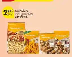 Pingo Doce Seeberger amendoim com casca promoção