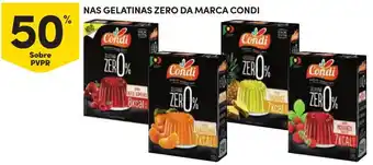 Continente gelatinas zero da marca condi promoção