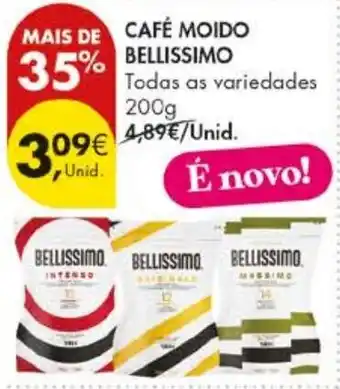 Pingo Doce Café moido bellissimo promoção