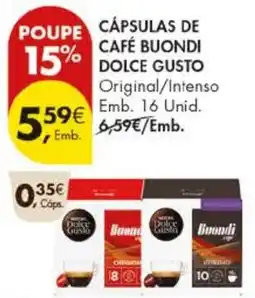 Pingo Doce cápsulas de café buondi dolce gusto promoção