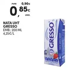 Continente Nata UHT Gresso promoção