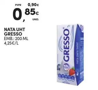 Continente Nata UHT Gresso promoção