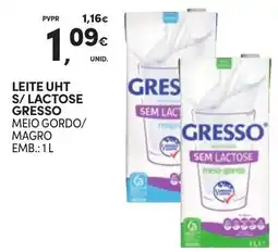 Continente Gresso leite uht s/ lactose promoção