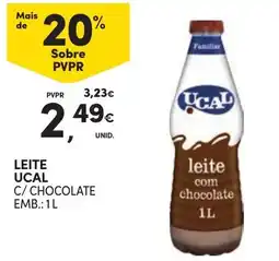 Continente Leite ucal c/ chocolate promoção