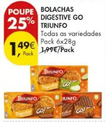 Pingo Doce bolachas digestive go triunfo promoção