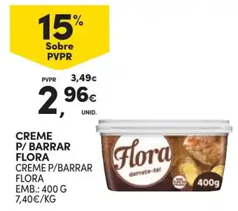 Continente creme p/ barrar flora promoção