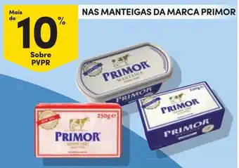 Continente Manteigas da marca primor promoção