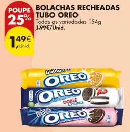 Pingo Doce Bolachas recheadas tubo oreo promoção