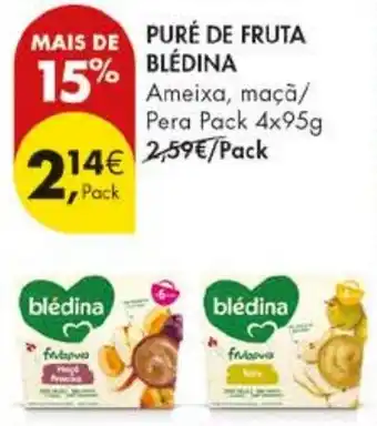 Pingo Doce Puré de fruta blédina promoção
