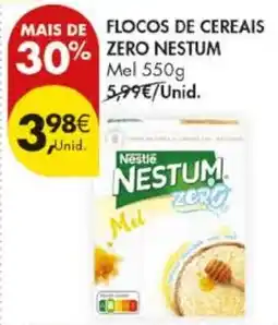 Pingo Doce Flocos de cereais zero nestum mel promoção