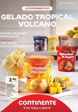 Continente Gelados americanos continente tropical volcano promoção