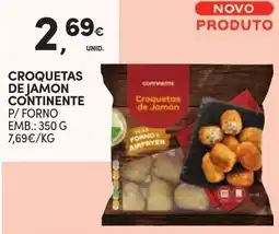 Continente Croquetas de jamon continente promoção