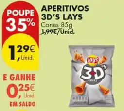 Pingo Doce Aperitivos 3d's lays promoção