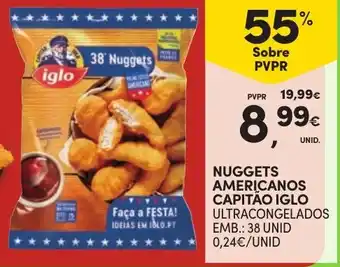 Continente Nuggets americanos capitão iglo promoção