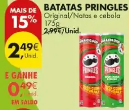 Pingo Doce Pringles Original/Natas e cebola promoção