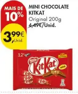 Pingo Doce Mini chocolate kitkat promoção