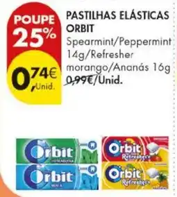 Pingo Doce pastilhas elásticas orbit promoção