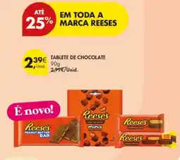 Pingo Doce Reese's tablete de chocolate promoção