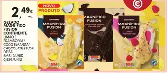 Continente Gelado magnífico fusion continente promoção