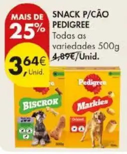 Pingo Doce Snack p/cão pedigree promoção