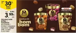 Continente Gelado mini bites magnum promoção