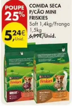 Pingo Doce Friskies comida seca p/cão mini promoção