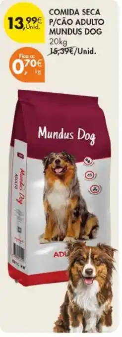 Pingo Doce comida seca p/cão adulto mundus dog promoção