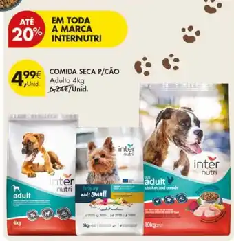 Pingo Doce comida seca p/cão adulto promoção